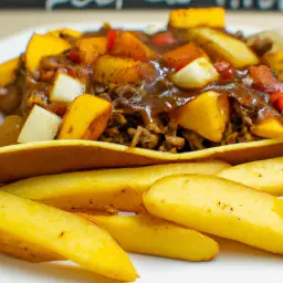 Jamaican Patty Poutine